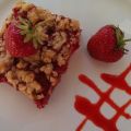 Carrés aux fraises