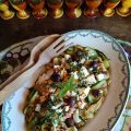 Tagliatelles de courgettes grillées au thon
