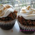 CUPCAKE AU CHOCOLAT ET GRAHAM GARNI DE GUIMAUVE