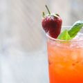 Cocktail fraise basilic