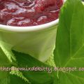 Compote de prunes à l'angélique