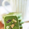 Green tea chocolate chunk icebox cookies