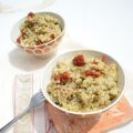 Risotto épinards-oseille-tomates séchées et[...]