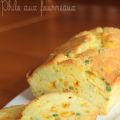 Cake au cheddar & aux petits pois