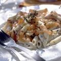 Salade de pâtes au mascarpone et au saumon