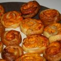 Roulés feuilletés au bacon et cheddar