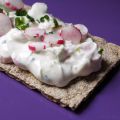 Tartinade de radis au chèvre frais (ou verrines)
