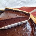 Tarte au flan, chocolat noir (Vegan)
