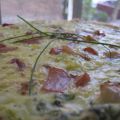 Quiche lardons-poireaux
