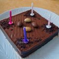 Gâteau d'anniversaire aux 2 chocolats pour[...]