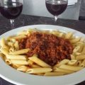 Penne bolognaise