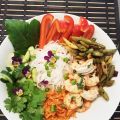 Salade thaï aux crevettes