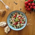 Salade concombre-radis-fenouil + vinaigrette au[...]