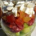 Verrine tomate-concombre, Recette Ptitchef