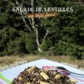 Salade de lentilles au tofu fumé