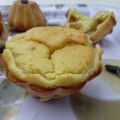 Soufflé fondant poire et fève tonka
