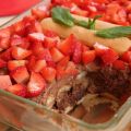 Tiramisu aux fraises et chocolat