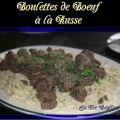 Boulettes de boeuf à la russe, Recette Ptitchef
