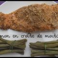 Saumon en croûte de moutarde