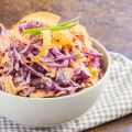 Coleslaw à la mayonnaise végétalienne