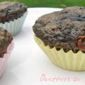 Muffins au chocolat noir et bleuets