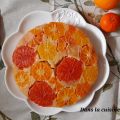 Gâteau renversé aux agrumes