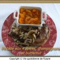 Pintade aux 4 épices, champignons et butternut