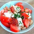 Salade de haricots Mogette, tomates, chorizo,[...]
