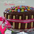 Layer cake chocolat framboises...