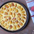 Tarte aux pèches et à la ricotta