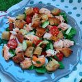 Panzanella au saumon