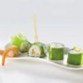Makis aux poireaux et crevettes