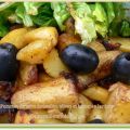 Pommes de terre nouvelles, olives et bacon en[...]