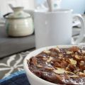 Gruau au four chocolat, banane et amande