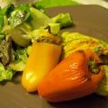 Minis poivrons et fleurs de courgettes farcis[...]