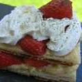 Mille-feuilles aux fraises creme patissiere au[...]