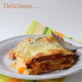 Lasagnes au potiron et roquefort