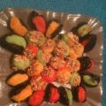 fruits déguisés avec pâte d'amande maison