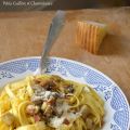 Tagliatelle aux Cèpes, Poitrine séchée et[...]