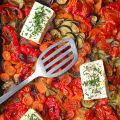 Feta rôtie aux légumes