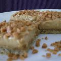 Carrés gâteau au fromage latte caramel