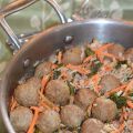 Casserole de riz et boulettes