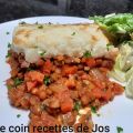 HACHIS PARMENTIER AUX LENTILLES