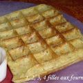 Gaufres champignons / bacon / boursin, Recette[...]