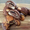 Croissants briochés à la vanille et au cacao