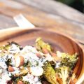 Salade de brocoli grillé au barbecue, amandes[...]