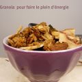 Granola pour faire le plein d'énergie