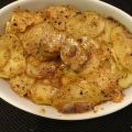 Gratin de pommes de terre et céleri au foie gras