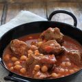 Sauté d'agneau aux épices et pois chiches