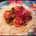 Boulettes de poulet aux olives